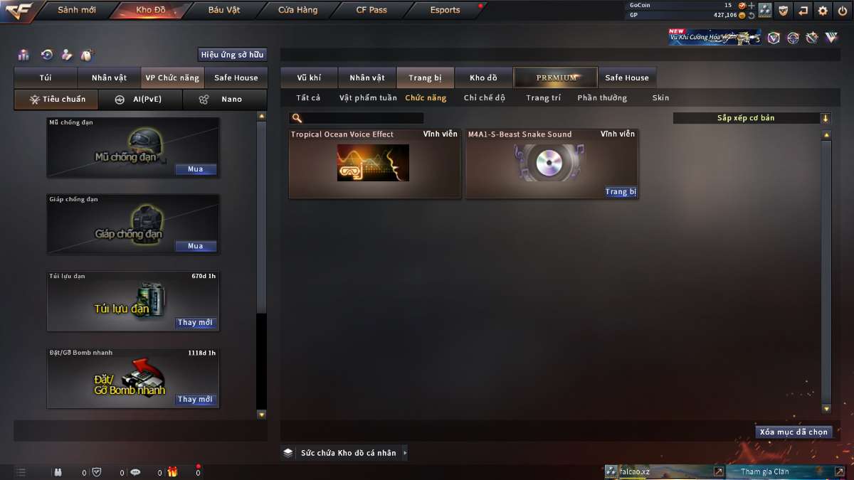 shop acc cf uy tin gia re